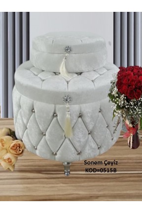 Söz Nişan Bohça Gelin Damat Çeyiz Sandığı 2li 0515B